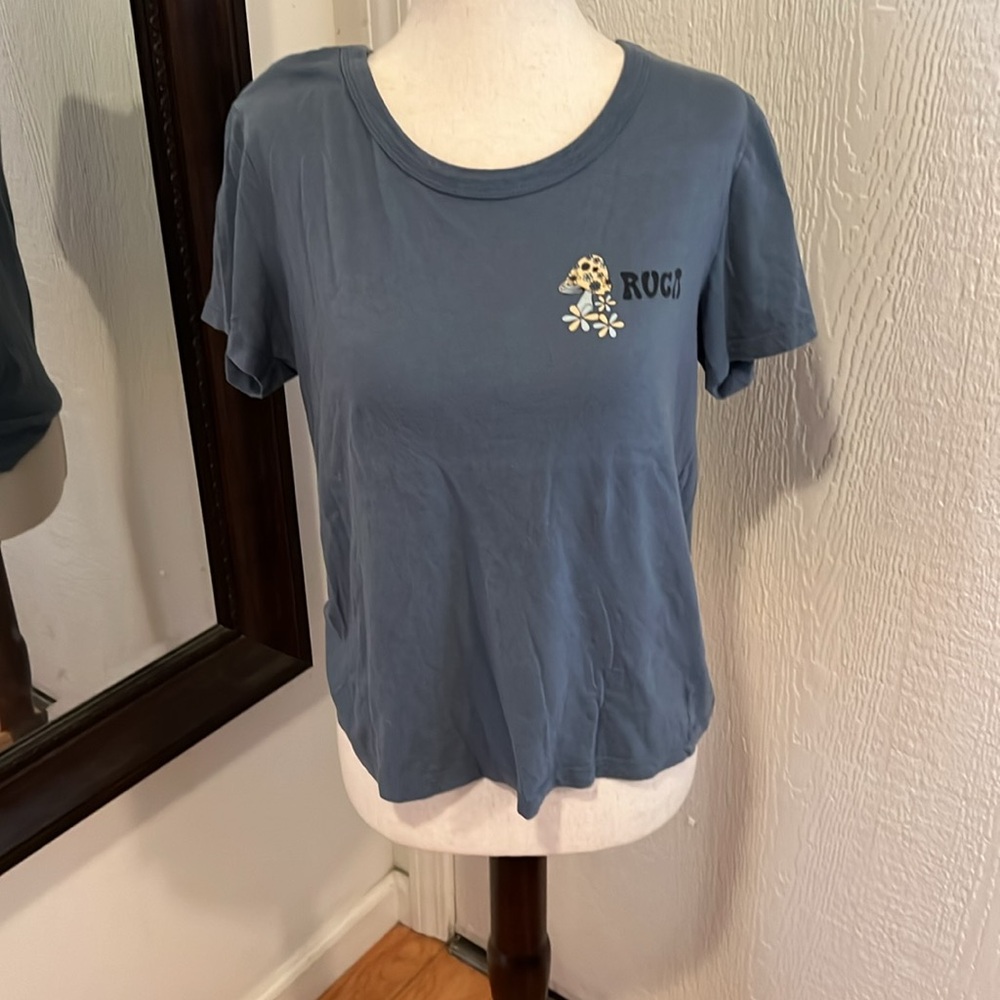 Blue RVCA Women's Top